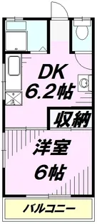 第2ときわハイツ【1階】の間取り