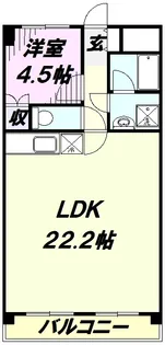 メルベイユ・フジ【2階】の間取り