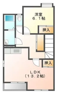オーガスタA【2階】の間取り