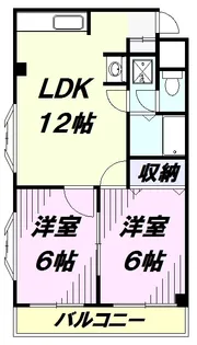 美原ハイム【301号室】の間取り