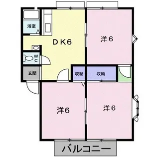 農住メゾン・プレミールB【2階】の間取り
