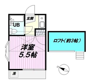 ライフピア・スウィート【1階】の間取り