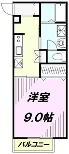 ハイツ寿【2階】の間取り