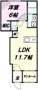 シェルキィ【1階】の間取り