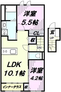 JIN【2階】の間取り
