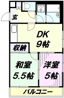 レヂオンス小手指【2階】の間取り