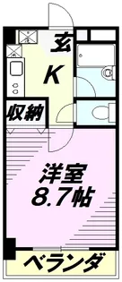 F−GRANDE【7階】の間取り