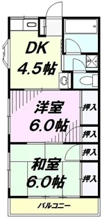 斉藤ハイツ【2階】の間取り