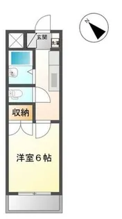リヴィエールⅠ【2階】の間取り