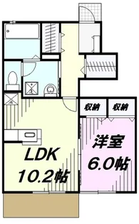 ニューグリーンコート【1階】の間取り