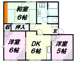 セントラルコーポB棟【1階】の間取り