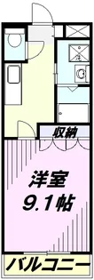 ストロベリーフィールド【3階】の間取り