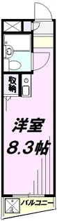Bel Air GardenXⅡ【102号室】の間取り