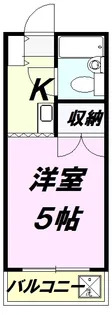 サンアベニュー小手指北【2階】の間取り