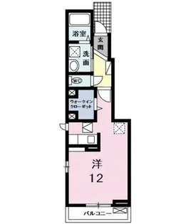 サニーレジデンス【1階】の間取り