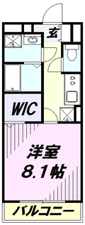 アグスター【1階】の間取り