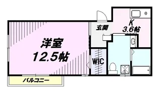 サンリスタアレーグレ入間【2階】の間取り