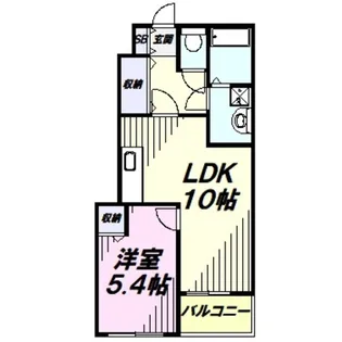 DモンドⅡ【1階】の間取り