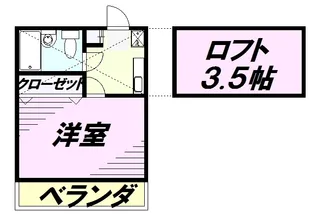アルカディア【2階】の間取り