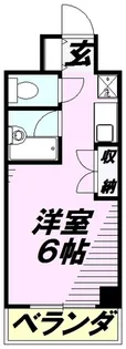 アルプ所沢【8階】の間取り