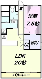 Bel Air Garden【201号室】の間取り