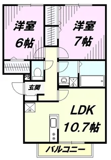 メディオTM【2階】の間取り
