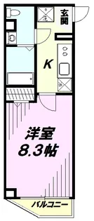 ヒルズ東町【1階】の間取り