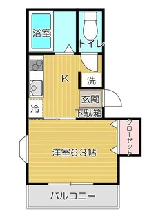 アリビオ【1階】の間取り