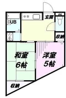パールハイム小手指【3階】の間取り