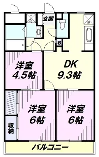 エルシャトルA【1階】の間取り