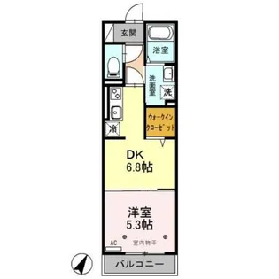 ポルト セレーノ【2階】の間取り