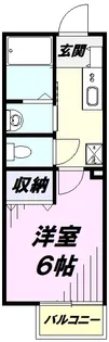 メゾン・ハピネス【1階】の間取り