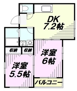ラ・プルミエ【2階】の間取り