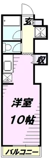 ホワイトドアー【1階】の間取り