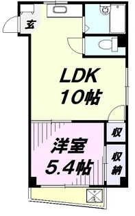 ヴィラ狭山ヶ丘【2階】の間取り