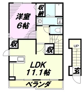 エテルノ トミー【2階】の間取り