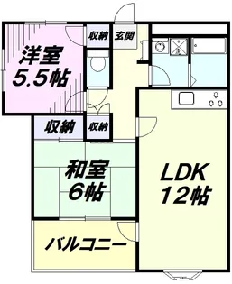 フォレストピア【205号室】の間取り