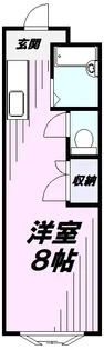サテライト藤【1階】の間取り