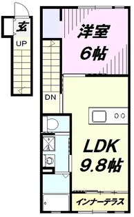 アース メゾン アイリス【2階】の間取り