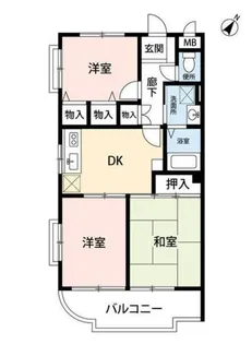 マレ・リジュール【1階】の間取り