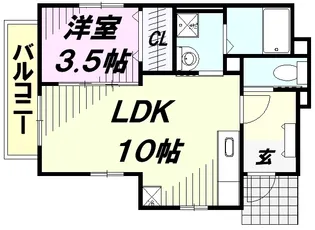サン・ヴィレッジ【1階】の間取り