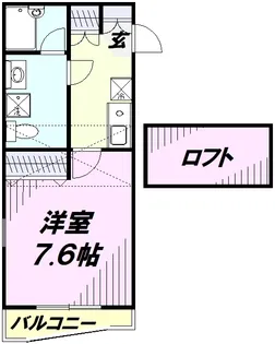 アメリカンリバティー所沢23【2階】の間取り