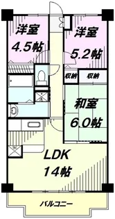 パルクメゾン【4階】の間取り