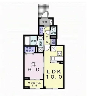 セイワレジデンス【1階】の間取り
