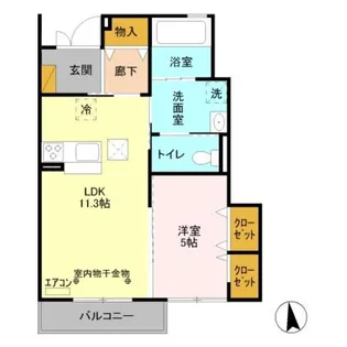 ドリーム B【1階】の間取り
