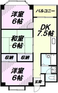 ニューブライトマンション【3階】の間取り