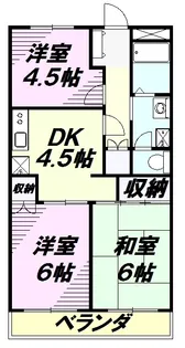 センチュリーハイツ【4階】の間取り