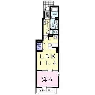 ボニート【1階】の間取り