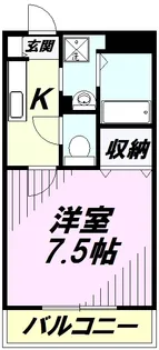 ラパン青葉【2階】の間取り