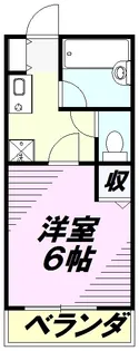 アメリカンリバティー上新井【2階】の間取り